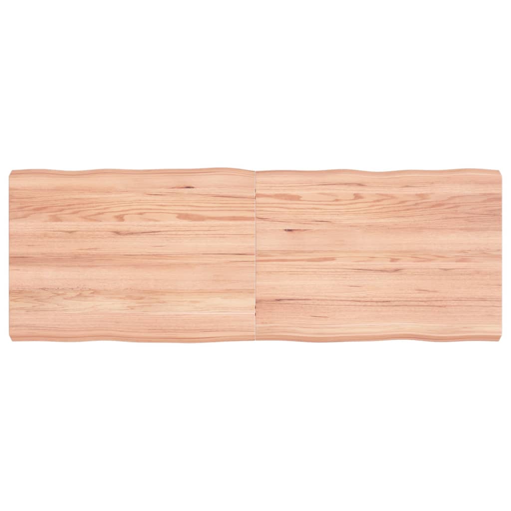 Dessus de table bois massif traité bordure assortie