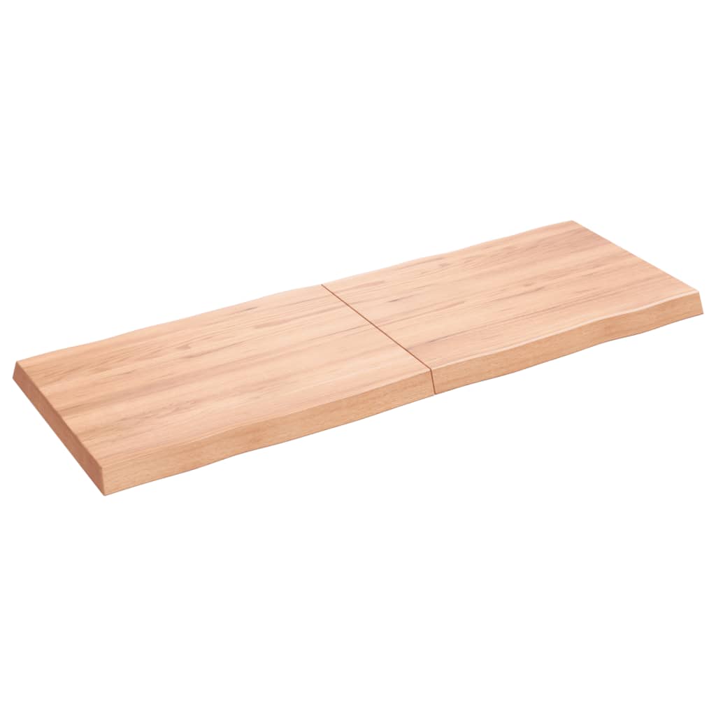 Dessus de table bois massif traité bordure assortie