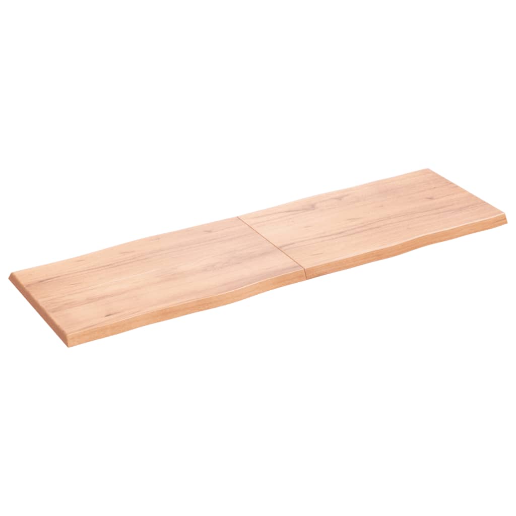 Dessus de table bois massif traité bordure assortie