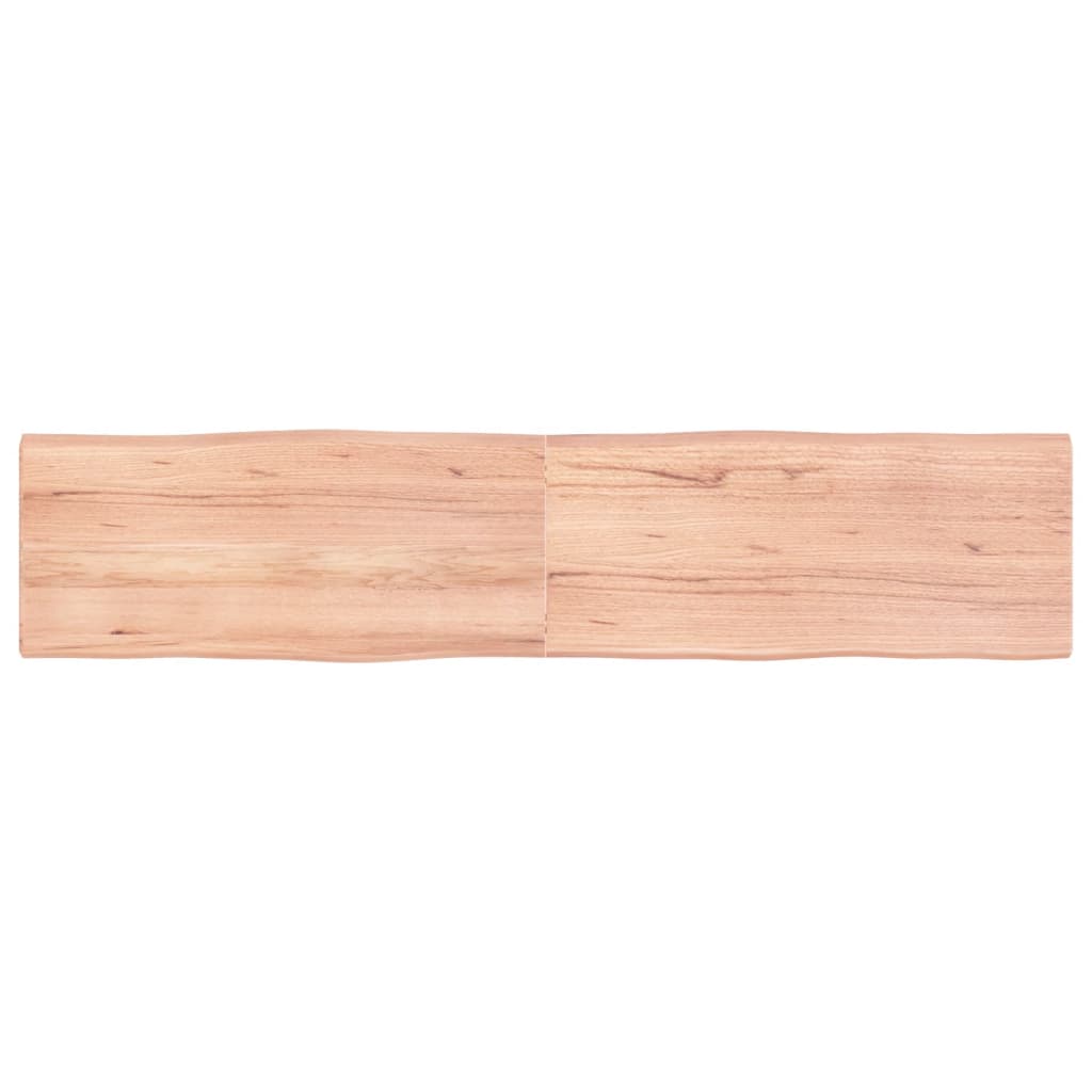 Dessus de table bois massif traité bordure assortie