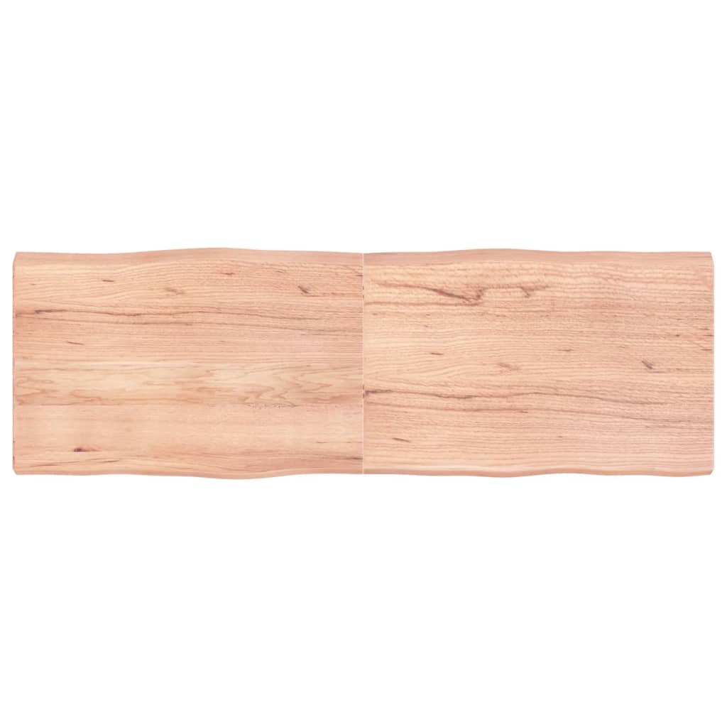 Dessus de table bois massif traité bordure assortie