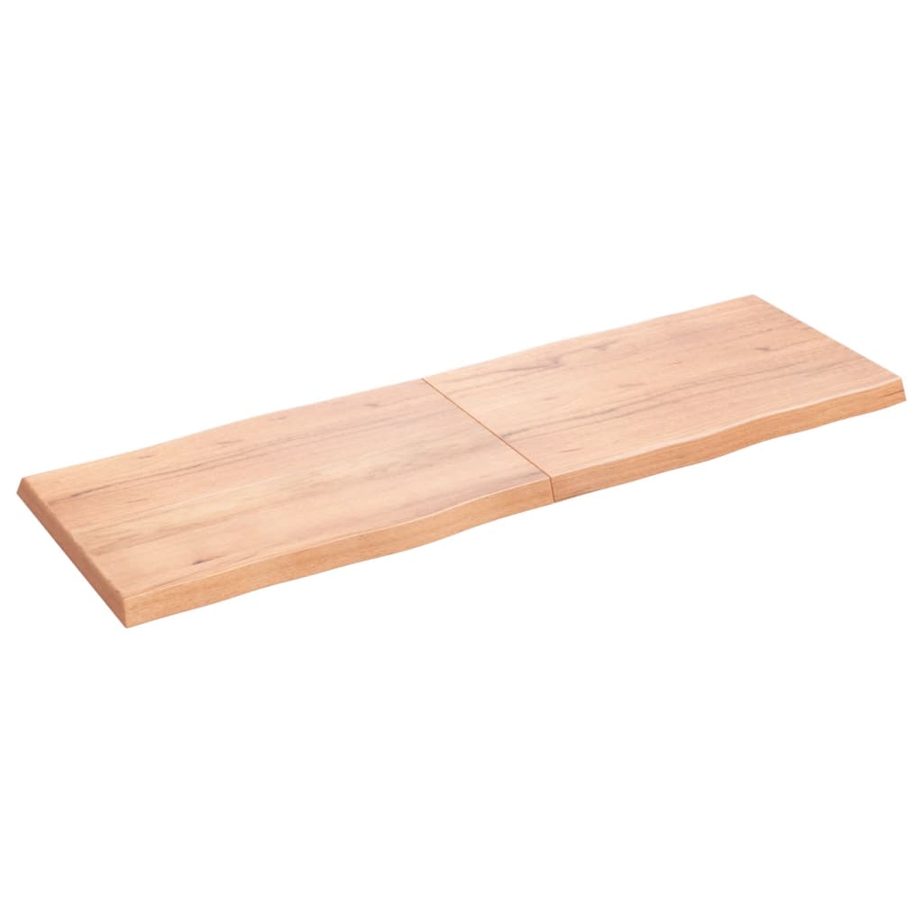 Dessus de table bois massif traité bordure assortie