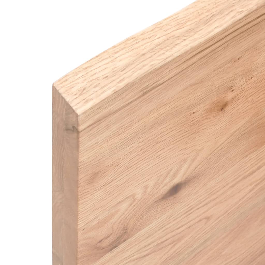 Dessus de table bois massif traité bordure assortie