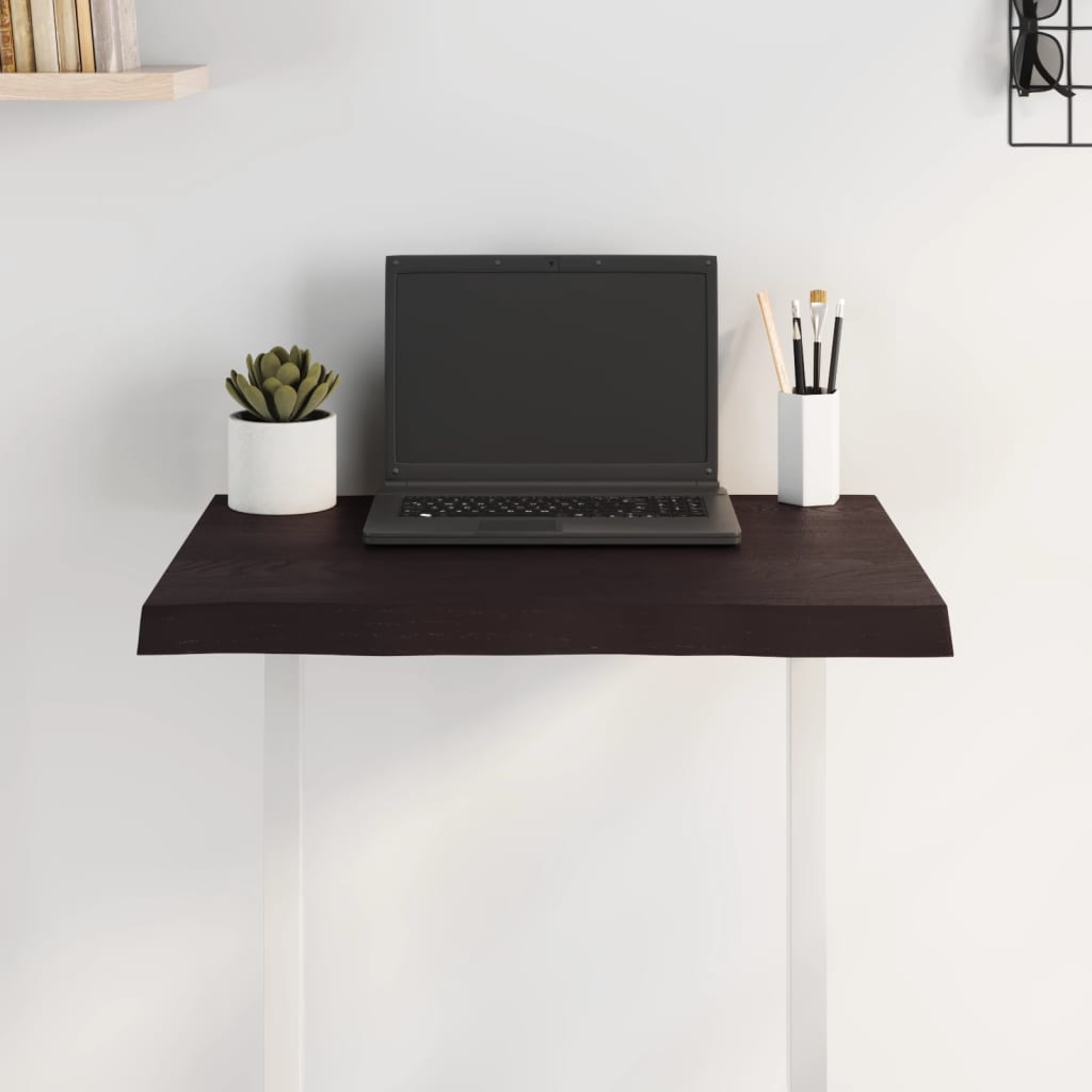 Treated solid wood table top with matching border