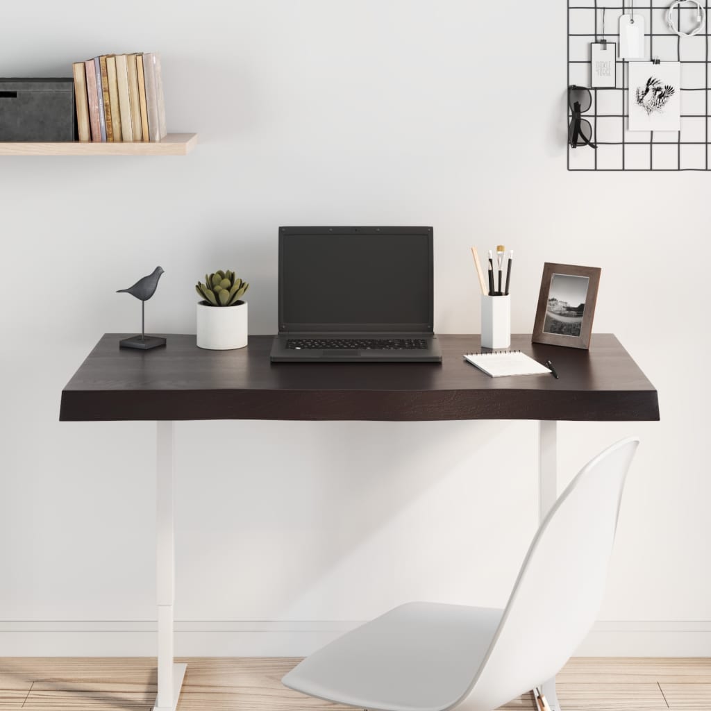 Treated solid wood table top with matching border