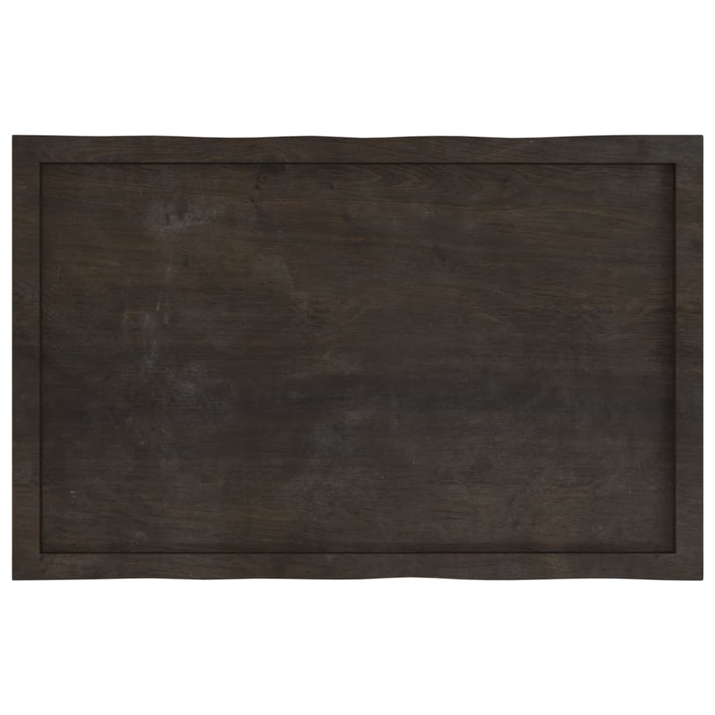 Dessus de table bois massif traité bordure assortie