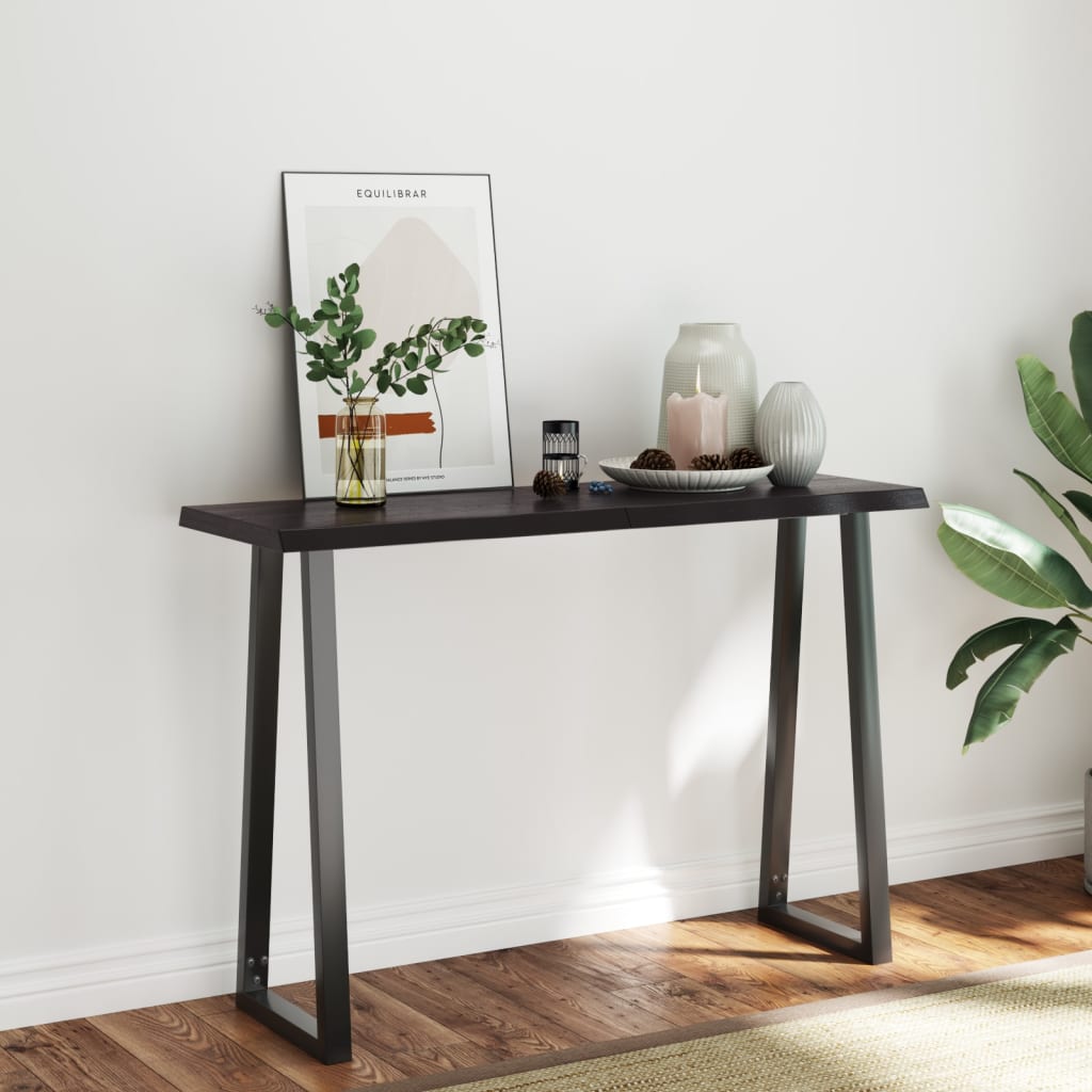 Treated solid wood table top with matching border