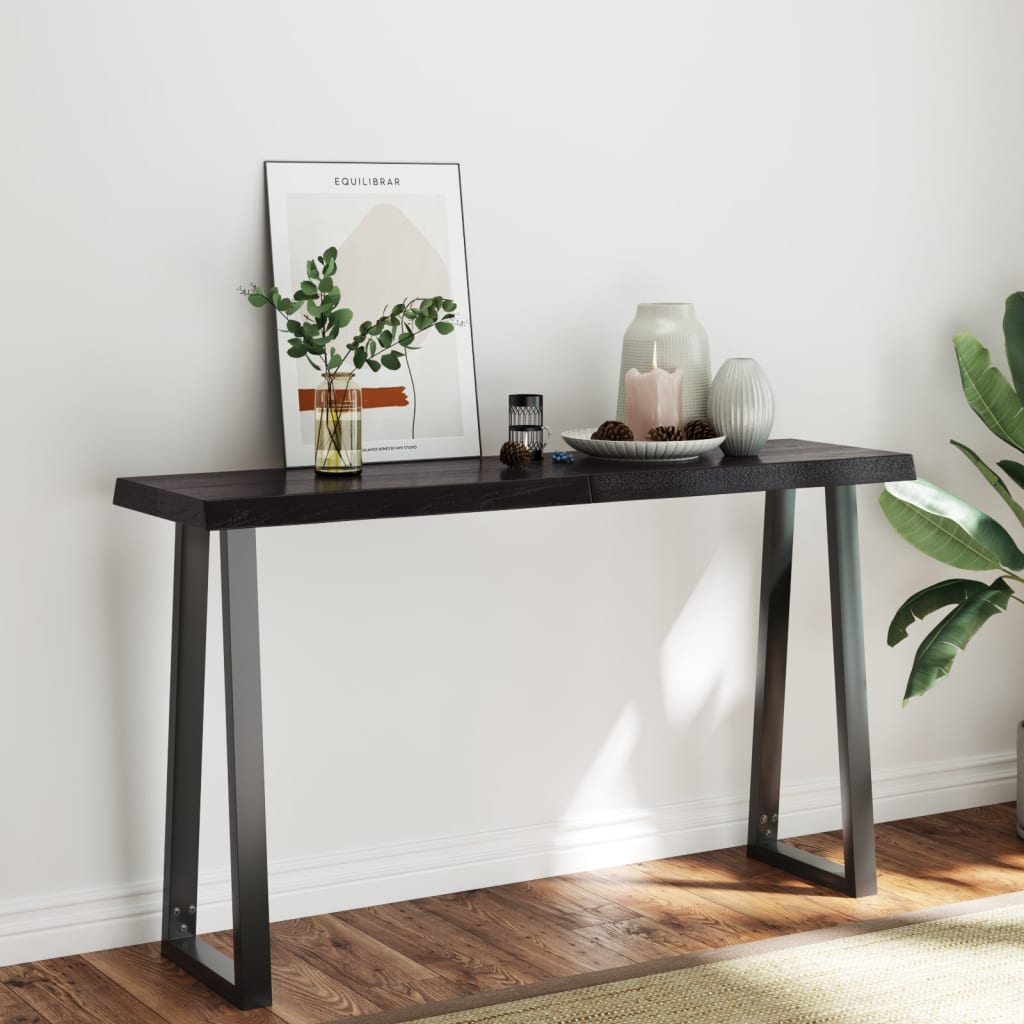 Treated solid wood table top with matching border