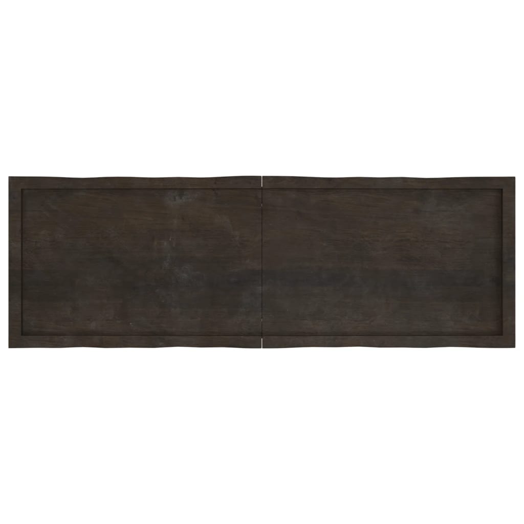 Dessus de table bois massif traité bordure assortie