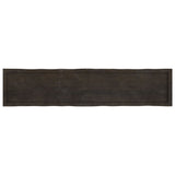 Dessus de table bois massif traité bordure assortie