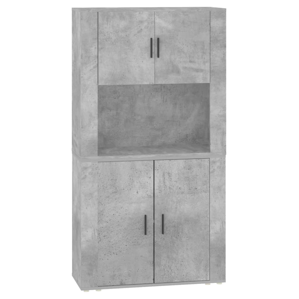 High sideboard Concrete gray Engineered wood