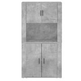 High sideboard Concrete gray Engineered wood