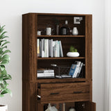 High sideboard Brown oak Engineered wood