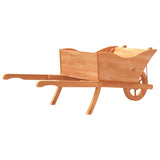 Wheelbarrow planter 128x45.5x43 cm solid fir wood