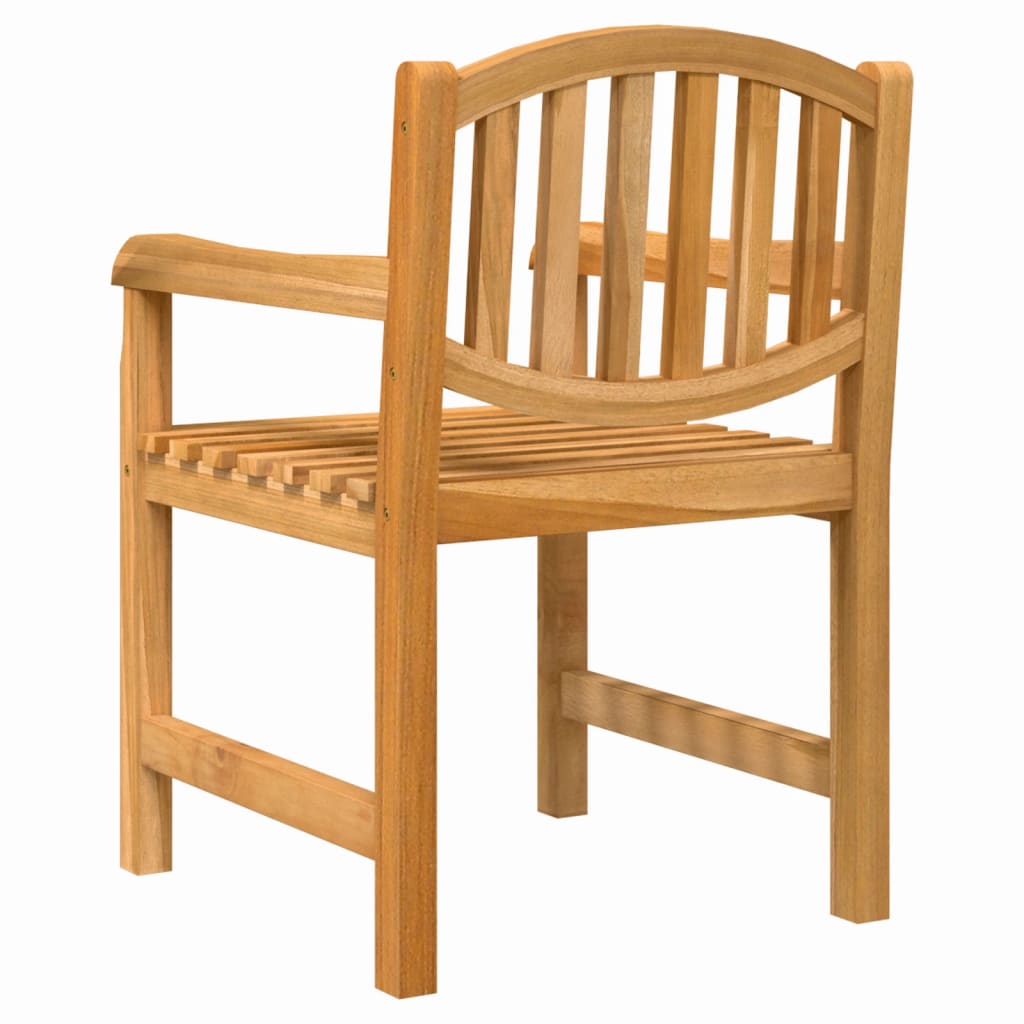 Chaises de jardin lot de 2 58x59x88 cm bois de teck solide