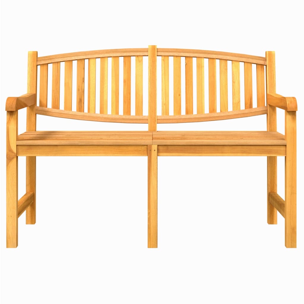 Banc de jardin 149,5x60x90 cm bois de teck solide