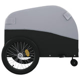 Black and grey bicycle trailer 45 kg iron