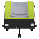 Black and green bicycle trailer 45 kg iron