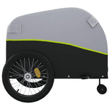 Black and green bicycle trailer 45 kg iron