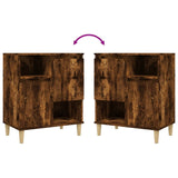 Buffets 2 pcs chêne fumé 60x35x70 cm bois d'ingénierie