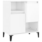 Buffets 2 pcs blanc brillant 60x35x70 cm bois d'ingénierie