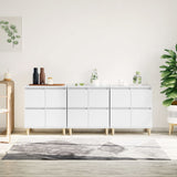 Sideboards 3 Stück weiß 60x35x70 cm Holzwerkstoff