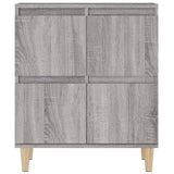 Buffets 3 pcs sonoma gris 60x35x70 cm bois d'ingénierie