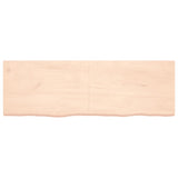 Table top 180x60x(2-4) cm solid untreated oak wood