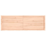 Table top 180x60x(2-4) cm solid untreated oak wood