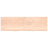 Table top 200x60x(2-4) cm solid untreated oak wood