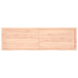 Table top 200x60x(2-6) cm solid untreated oak wood