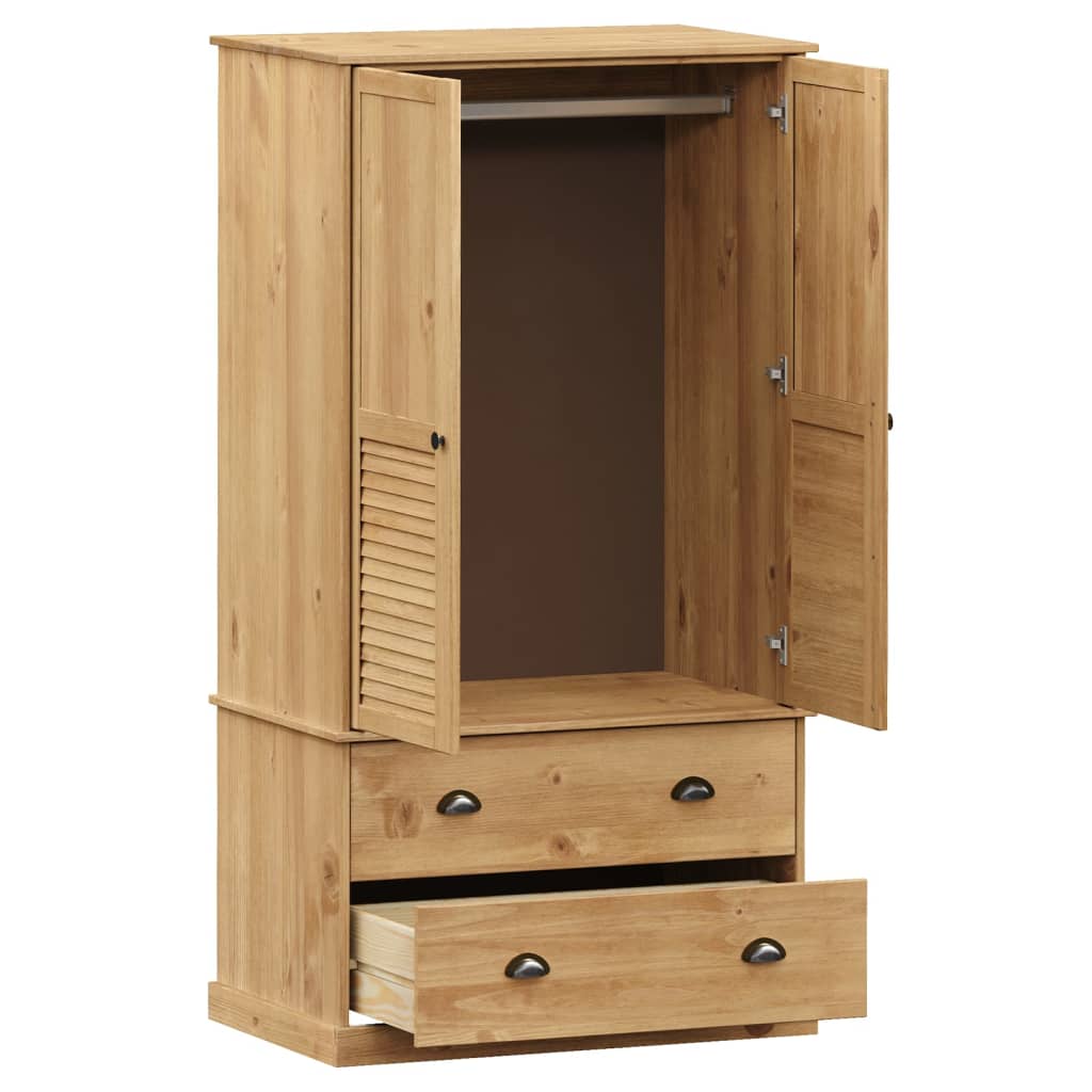 Garde-robe VIGO 90x55x176 cm bois massif de pin