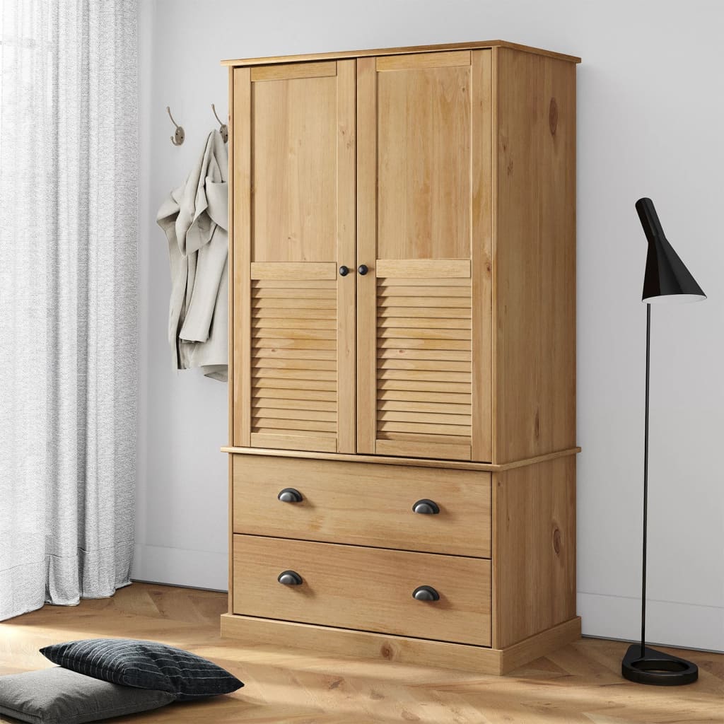 Garde-robe VIGO 90x55x176 cm bois massif de pin