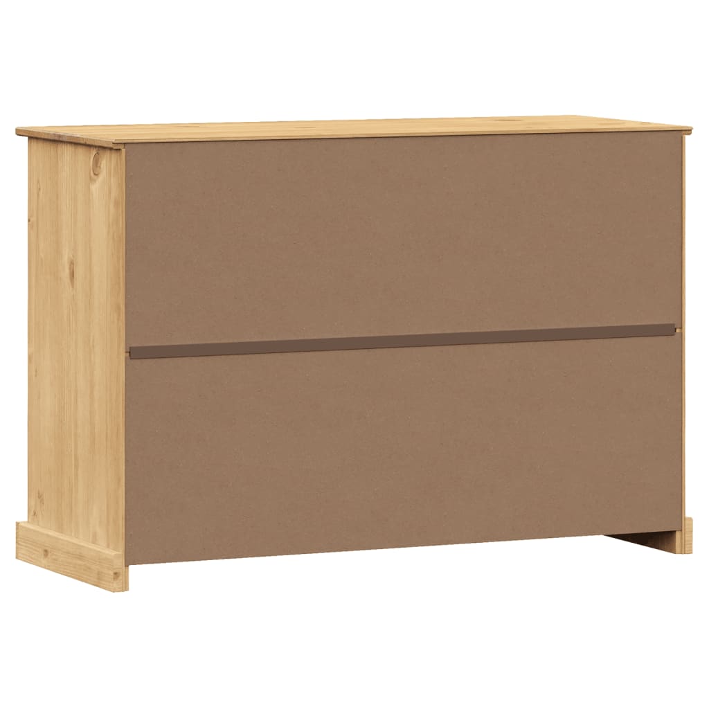 Buffet avec tiroirs VIGO 113x40x75 cm bois massif de pin