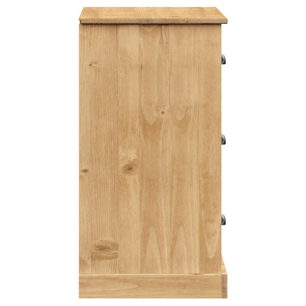 Buffet avec tiroirs VIGO 78x40x75 cm bois massif de pin