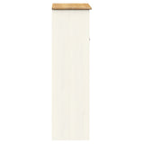 Dessus de commode VIGO blanc 78x30x100 cm bois massif de pin