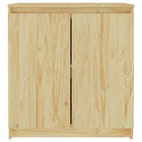 Beistellschrank 60x36x65 cm aus massivem Kiefernholz