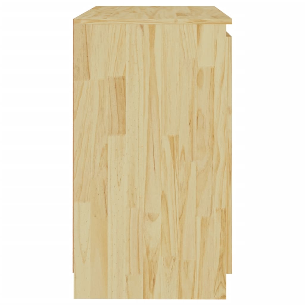 Side cabinet 60x36x65 cm solid pine wood