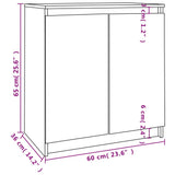 Beistellschrank 60x36x65 cm aus massivem Kiefernholz