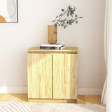 Side cabinet 60x36x65 cm solid pine wood