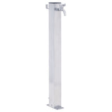 Garden water column 60 cm stainless steel square