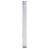 Garden water column 60 cm stainless steel square