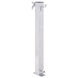 Garden water column 60 cm stainless steel square