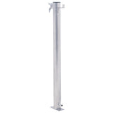 Garden water column 80 cm stainless steel round