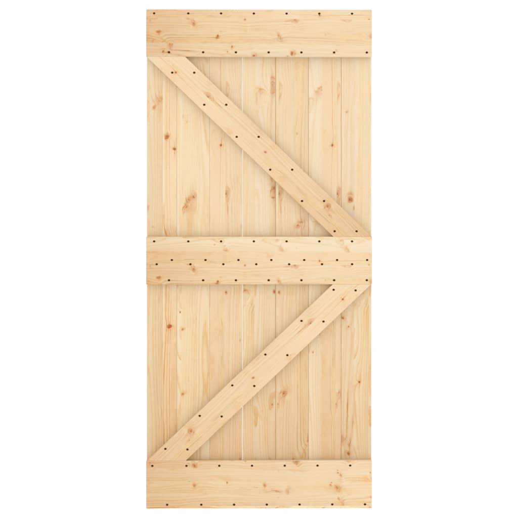 Porte NARVIK 95x210 cm bois massif de pin