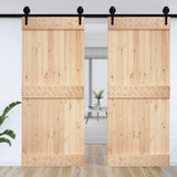 Porte NARVIK 100x210 cm bois massif de pin