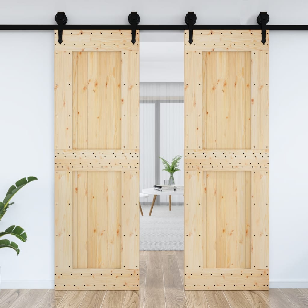 Porte NARVIK 70x210 cm bois massif de pin