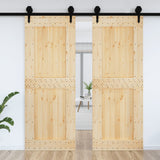 Porte NARVIK 85x210 cm bois massif de pin