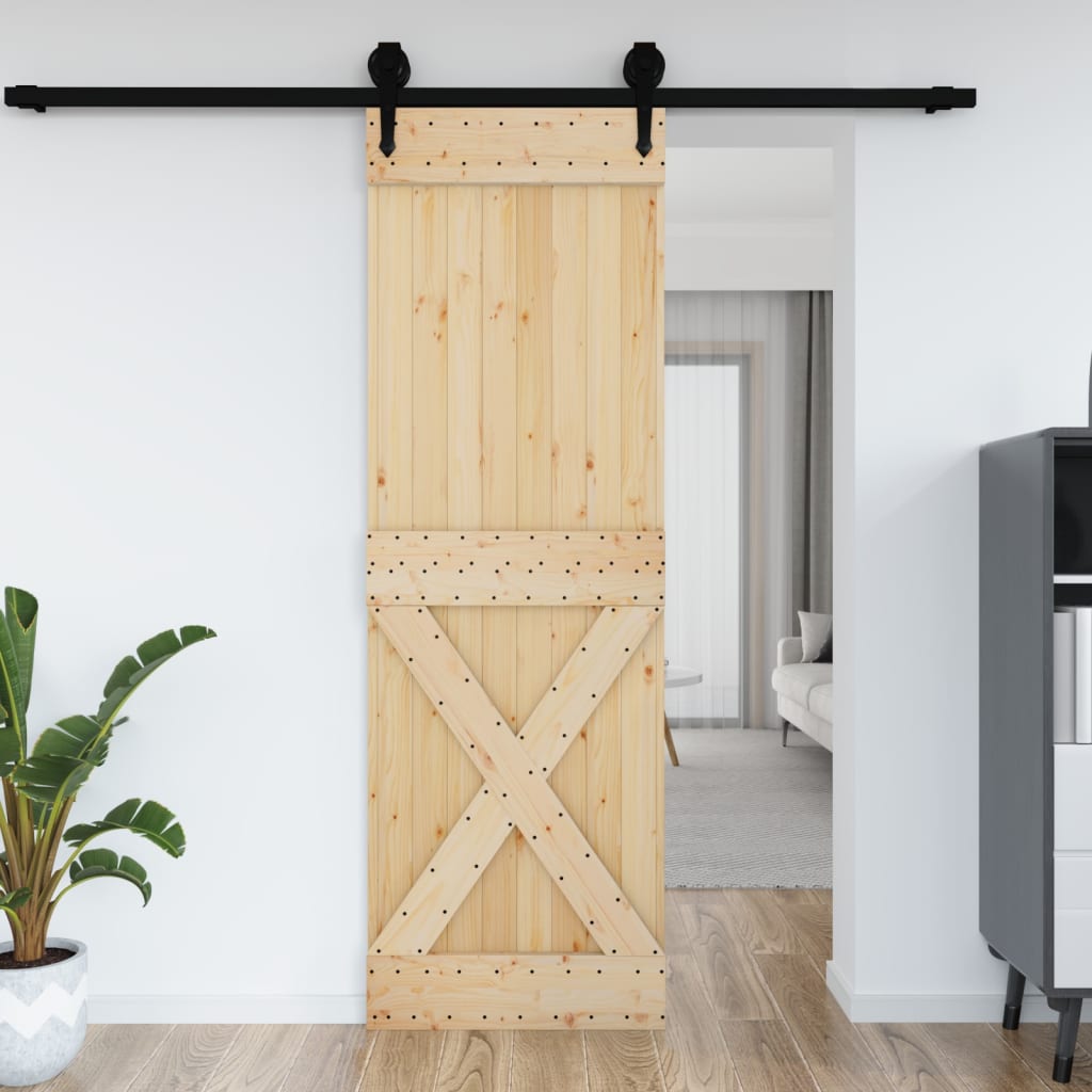 Porte NARVIK 70x210 cm bois massif de pin