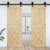 Porte NARVIK 80x210 cm bois massif de pin